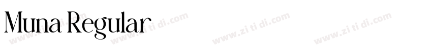 Muna Regular字体转换 Muna Regular字体转换